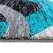 Flash Furniture Turquoise 5' x 7' Ripple Patterned Indoor Area Rug OKR-RG1109-57-TQ-GG - alternate 3